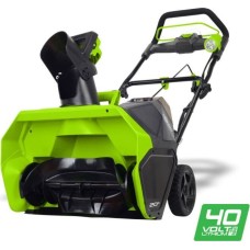 Снегоуборщик GREENWORKS GD40ST 40V, 51 СМ, БЕСЩЕТОЧНЫЙ БЕЗ АКБ И ЗУ