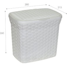 Корзина для хранения VIOLET Ротанг 10л белый 421106