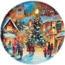 Поднос AGNESS 898-133 HОВЫЙ ГОД 33*2,1см