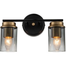 Светильник ESCADA 2118/2A E14*40W Black/Brass