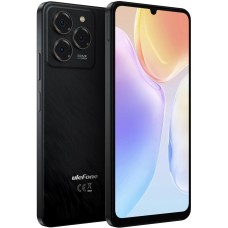 Смартфон ULEFONE Смартфон Note 20 Pro Euroasia 4+128 Satin Black/6.75”HD+/90Hz/UnisocT606/And14/50+2+Depth/8MP/6000mAh