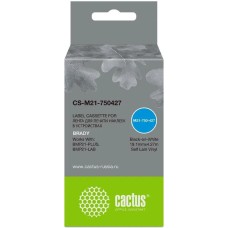Картридж CACTUS Картридж CS-M21-750427, 19.1мм, черный шрифт, белый фон, 4.27м ( CS-M21-750427