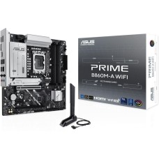 Материнская плата ASUS Материнская плата PRIME B860M-A WIFI LGA1851 mATX 4xDDR5 2xPCIEx16 PCIEx1 2xM.2 USB-C 2xDP HDMI 2.5GLAN Wi-Fi 6Е