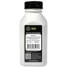 Тонер CACTUS Тонер CS-TKY4-100, для Kyocera TK-3060/3100/3110/3130/3150/3160/3170/3190/3200/3300/3400/3410/3430/3440/50/55/60/65/310/320/330/340/350/360 (Hight speed ser 3xxx), черный, 100грамм, флакон