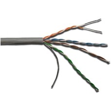 LANMASTER Кабель информационный LAN-5EUTP-PT-LSZH-GY кат.5E UTP 4 пары 24AWG LSZH внутренний 305м серый