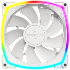 MONTECH Вентилятор для корпуса RX120 Reverse ARGB 120х120x25 белый 4-pin 27дБ (RX120 PWM WHITE) Ret