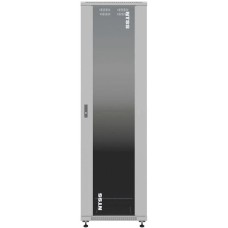 NTSS Шкаф серверный Премиум ( -R32U6080GS) напольный 32U 600x800мм пер.дв.стекл металл 900кг серый 1542мм 71.3кг 1542мм IP20 сталь