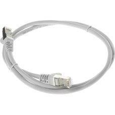 LANMASTER Патч-корд TWT-45-45-1.0/S-GY FTP RJ-45 вил.-вилка RJ-45 кат.5E 1м серый ПВХ (уп.:1шт)