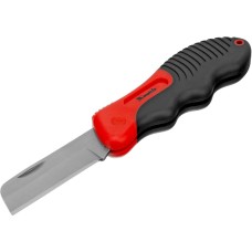 MATRIX Нож электрика, складной, прямое лезвие, эргономичная двухкомпонентная рукоятка 78987