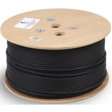 CABEUS Кабель информационный FTP-4P-Cat.5e-SOLID-OUT-PE-UV кат.5E F/UTP 4 пары PE внешний 305м черный