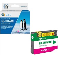 Картридж струйный G&G Картридж струйный GG-CN055AN пурпурный (14мл) для HP Officejet 6100/6600/6700/7110/7510/7610/7612