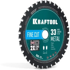 KRAFTOOL Metal Cut 160 х 20 мм, 33Т, диск пильный по металлу и стали (36954-160-20-33)