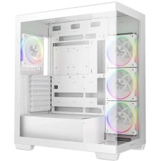Корпус для ПК DEEPCOOL Корпус CG580 4F V2 WH белый без БП ATX 6x120mm 4x140mm 2xUSB3.0 audio bott PSU