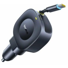 BASEUS АЗУ PrimeTrip VR2 Charger with Retractable Cable Magnetic Version C+C 45W, черный (C0206900)
