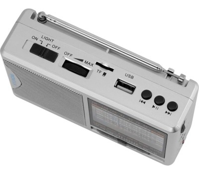 Радиоприемник HYUNDAI H-PSR160 серебро