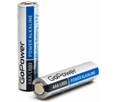 Элементы питания GOPOWER (00-00017749) LR03 AAA BOX20 SHRINK 4 ALKALINE 1.5V