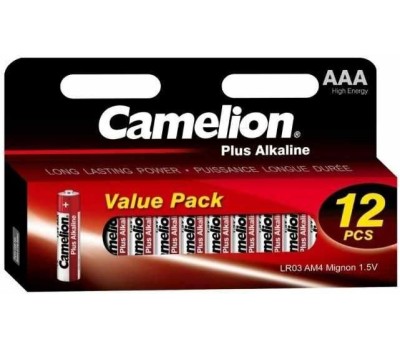 Элементы питания CAMELION (14260) LR03-HP12