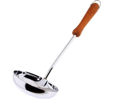 Шумовка хром дерев. ручка MULTIDOM Шумовка хром дерев. ручка AN50-33