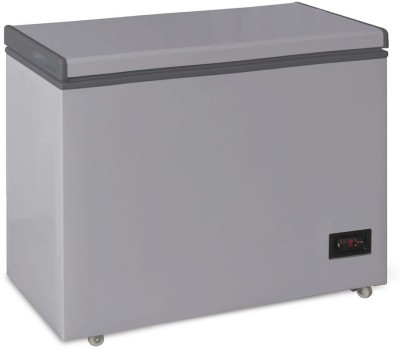 Морозильник БИРЮСА M210KDN 160л (ларь, глухая крышка) металлик