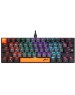 Клавиатура DEFENDER (45002) Apex GK-002 RU,3цв/серый,радуж,61к,крас.св серый