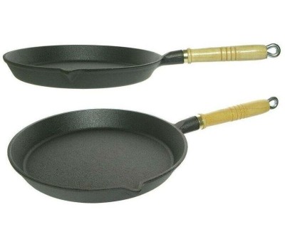 Сковорода MY REAL IRON COOK MC2216 чугун дер/руч 21,5см