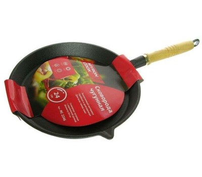 Сковорода MY REAL IRON COOK MC2216 чугун дер/руч 21,5см