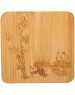 MALLONY Набор из 3 подставок под горячее бамбука Foresta di bambu, р-р: 10*10*0,8 см (985990)