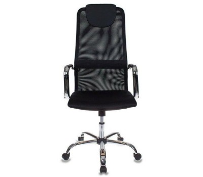 Кресло руководителя БЮРОКРАТ KB-9N на колесиках, сетка/ткань, черный [kb-9n/black]