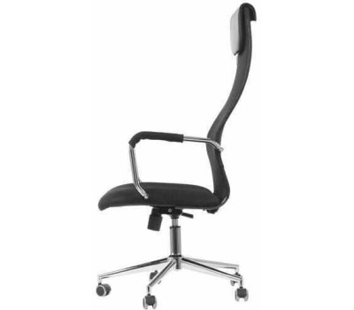 Кресло руководителя БЮРОКРАТ KB-9N на колесиках, сетка/ткань, черный [kb-9n/black]