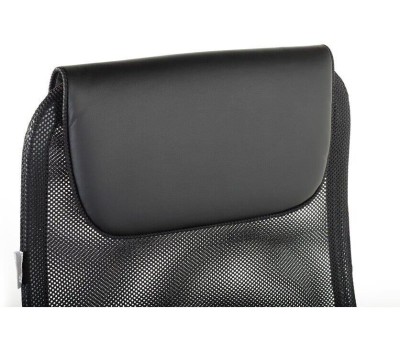 Кресло руководителя БЮРОКРАТ KB-9N на колесиках, сетка/ткань, черный [kb-9n/black]