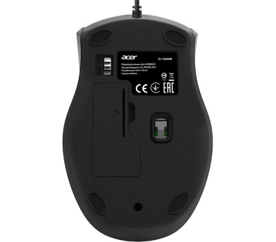 ACER Мышь OMW020 черный оптическая 1600dpi USB 4but (ZL.MCEEE.004)