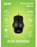 ACER Мышь OMW020 черный оптическая 1600dpi USB 4but (ZL.MCEEE.004)