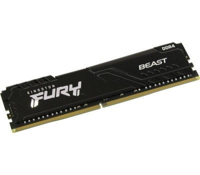 Оперативная память KINGSTON Оперативная память Fury Beast Black KF432C16BB/16 DDR4 - 1x 16ГБ 3200МГц, DIMM, Ret