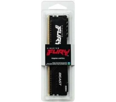 Оперативная память KINGSTON Оперативная память Fury Beast Black KF432C16BB/16 DDR4 - 1x 16ГБ 3200МГц, DIMM, Ret