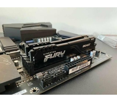 Оперативная память KINGSTON Оперативная память Fury Beast Black KF432C16BB/16 DDR4 - 1x 16ГБ 3200МГц, DIMM, Ret