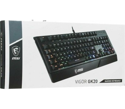 Клавиатура MSI Клавиатура GAMING BLACK RUS VIGOR GK20