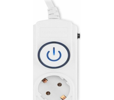 Сетевой фильтр IPPON Сетевой фильтр BK-6-EU-5-10-W, 5м, белый