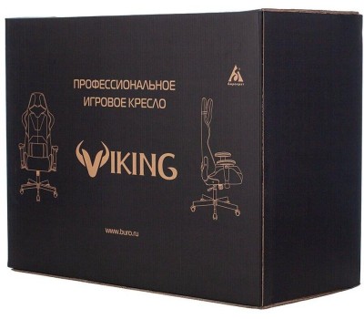 Кресло компьютерное игровое ZOMBIE Кресло игровое VIKING 4 AERO, ткань/экокожа, до 120кг, регулируемые 2D подлокотники, белый/синий/красный
