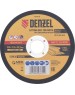 Круг DENZEL Круг отрезной по металлу, 125 х 1,0 х 22,2 мм, WA60TBF, в метал.банке, 10 шт. 737610