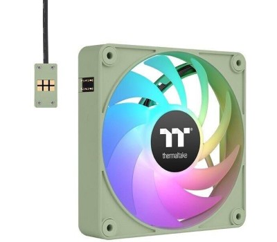 THERMALTAKE Вентилятор CT120 EX Sync Matcha 3шт, 120мм, 4-pin, 2000об/мин, 28.5 дБ, ARGB, зеленый, Ret [cl-f196-pl12mg-a]