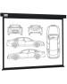 Экраны CACTUS Экран Wallscreen CS-PSW-213X213-BK, 213х213 см, 1:1, настенно-потолочный черный