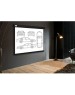Экраны CACTUS Экран Wallscreen CS-PSW-213X213-BK, 213х213 см, 1:1, настенно-потолочный черный