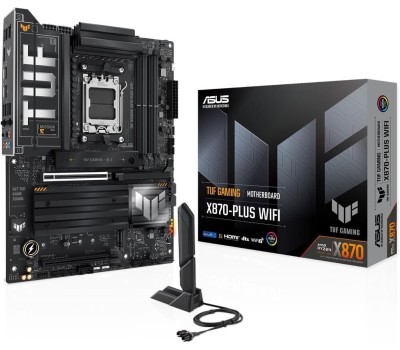 Материнская плата ASUS Материнская плата TUF GAMING X870-PLUS WIFI, Socket AM5, AMD X870, ATX, Ret