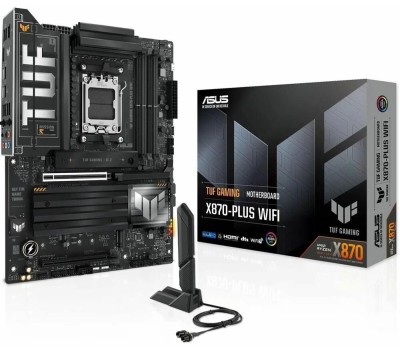 Материнская плата ASUS Материнская плата TUF GAMING X870-PLUS WIFI, Socket AM5, AMD X870, ATX, Ret