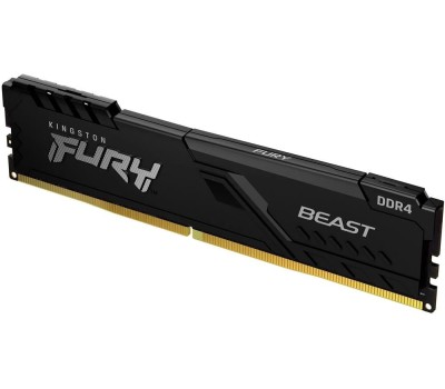 KINGSTON Модуль памяти FURY Beast Black Gaming Memory KF432C16BB1/16 16GB DDR4 3200 DIMM Non-ECC, CL16, 1.35V, 1Gx8, RTL, (319880) {25}