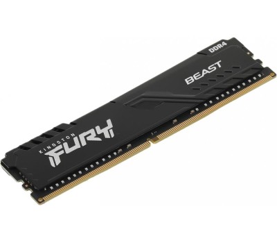 KINGSTON Модуль памяти FURY Beast Black Gaming Memory KF432C16BB1/16 16GB DDR4 3200 DIMM Non-ECC, CL16, 1.35V, 1Gx8, RTL, (319880) {25}