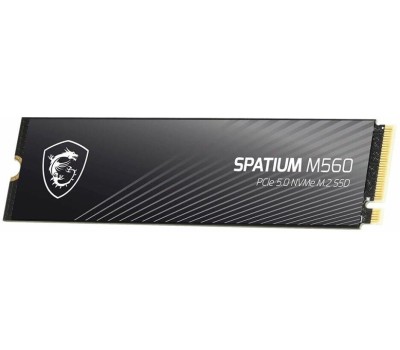 MSI Твердотельный накопитель SSD M.2 2280 1TB SPATIUM M560 Client SSD S78-440L0F0-P83, PCIe Gen5x4 with NVMe