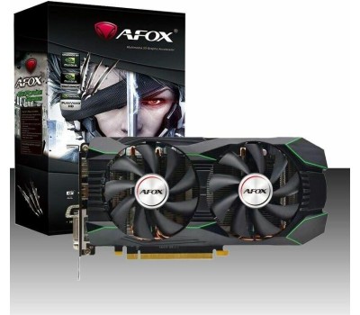Видеокарта AFOX Видеокарта GTX1660TI 6Gb 192bit GDDR6 DP/DVI/HDMI ATX Dual Fan (AF1660TI-6144D6H4) RTL