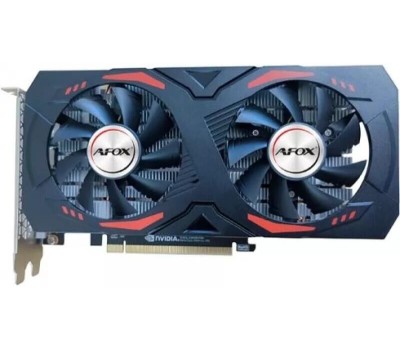 Видеокарта AFOX Видеокарта GTX1660TI 6Gb 192bit GDDR6 DP/DVI/HDMI ATX Dual Fan (AF1660TI-6144D6H4) RTL