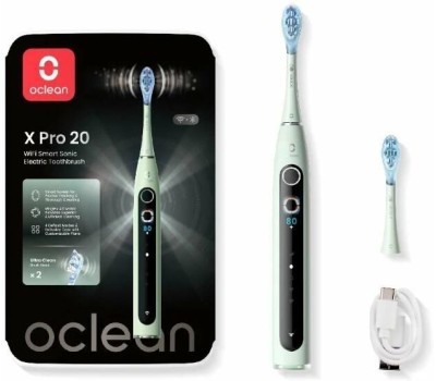 Зубная щетка электрическая OCLEAN Электрическая зубная щетка X Pro 20, зеленый